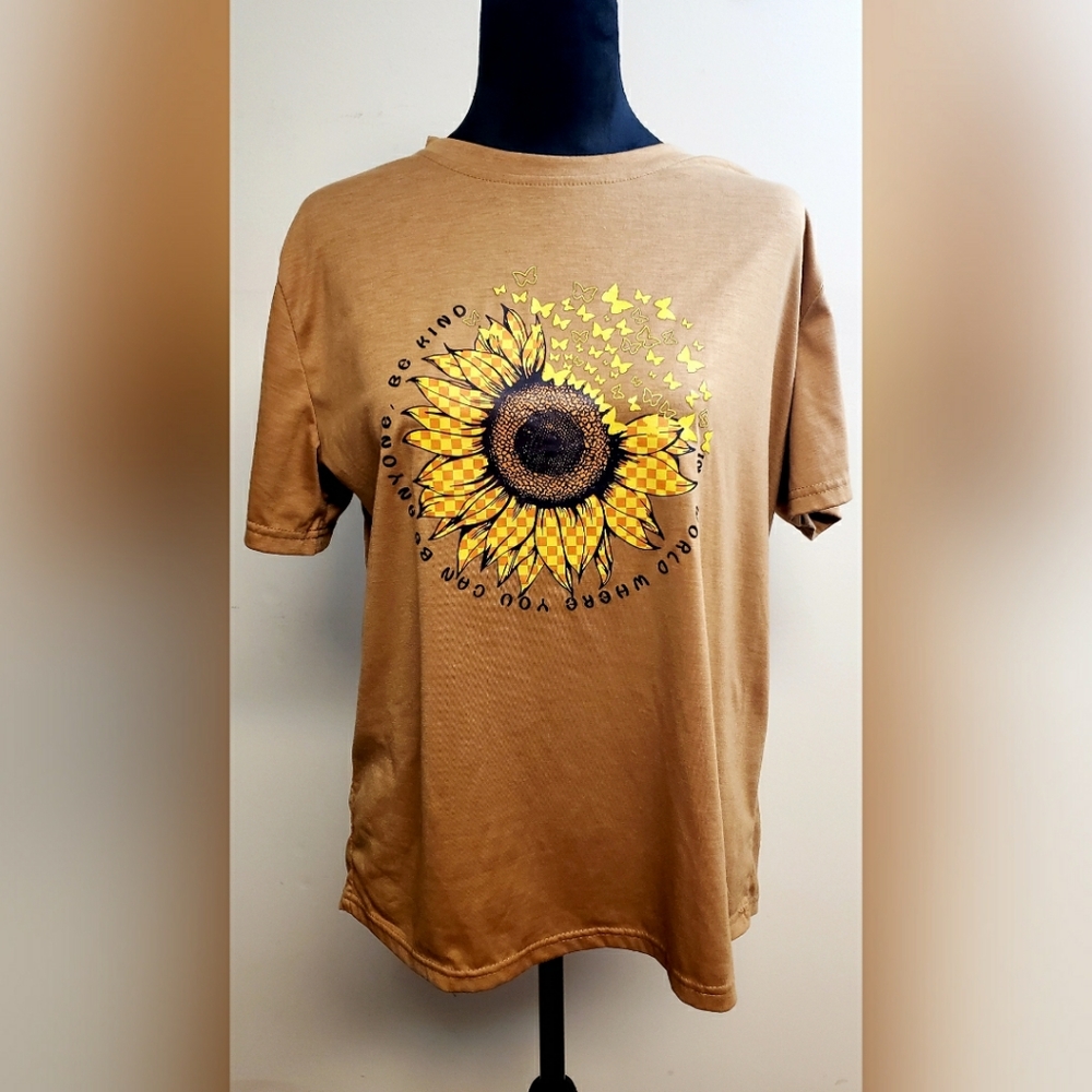 SHEIN Sunflower Graphic Tee